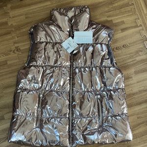 Girls Mayoral vest rose gold/bronze BNWT SZ 16